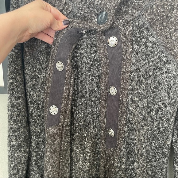 Prana Angelica Duster Sweater Cardigan Gray | S - Picture 5 of 6